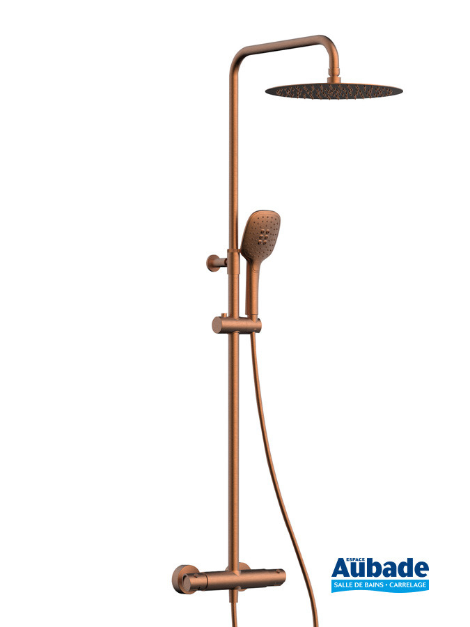 Colonne de douche Caledonia 2 de Ramon Soler coloris Cuivre