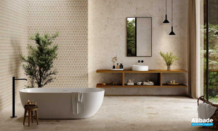 Collection Ambrosia par Ibero en coloris Beige et décor Art Sand