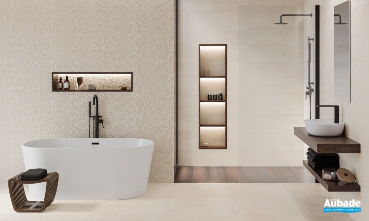 Collection Barrington par Ibero en coloris Cream et décor Concept Cream