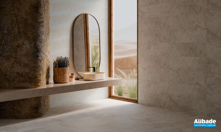 Collection Ethereal par Ibero en coloris Beige et décor Art Beige