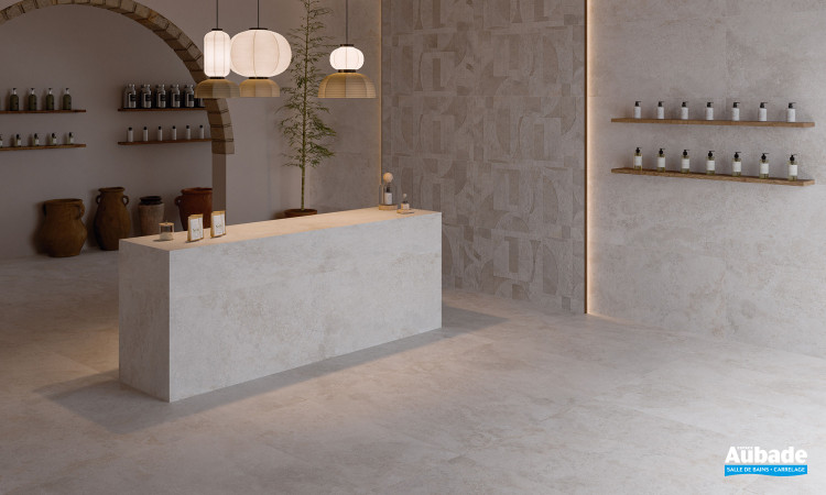 Collection Ethereal par Ibero en coloris Beige et décor Concept Beige