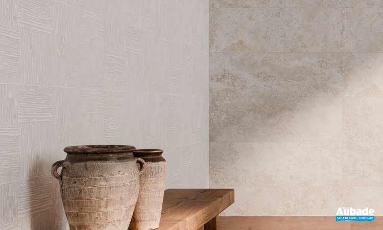 Collection Ethereal par Ibero en coloris Beige et décor Beige