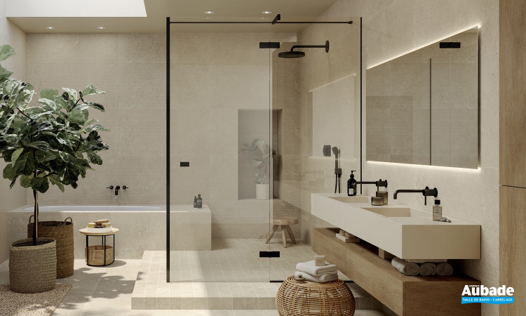 Collection Closer par Imola en coloris Avorio et décor Traits Avorio