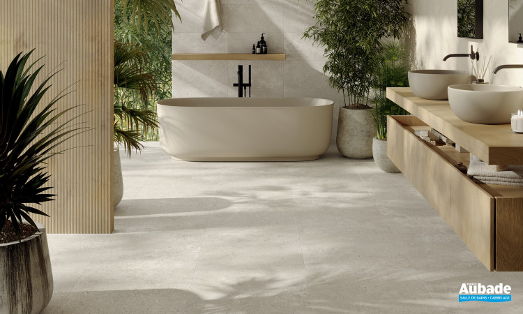 Collection Closer par Imola en coloris White et décor Traits Beige