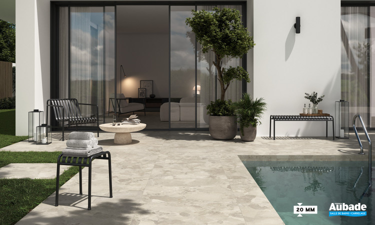 Collection Crew Bitter par Imola en coloris Beige épaisseur 20 mm