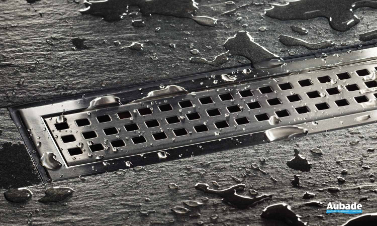 Kits grille/cadre pour caniveaux de douches à l'italienne Schlüter®-KERDI-LINE-A /-B /-C