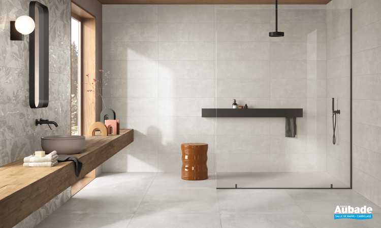 Collection Metal Wall par La Fenice en coloris Metal Grey et décor Botanica Mix