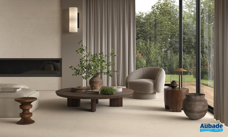 Collection Suite Stone par Lafaenza en coloris Pearly et décor Plisse Pearly