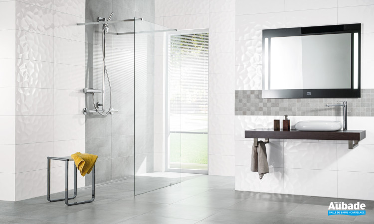 Collection System par Lasselsberger en coloris White et décor Penta White