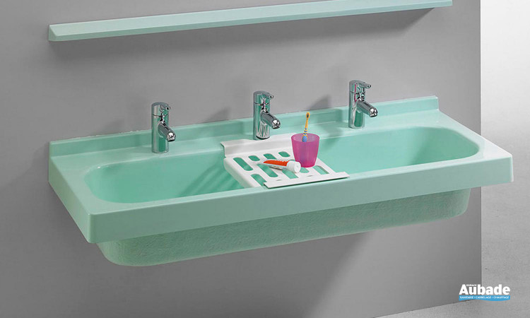 Lavabo collectif Rigole RoMex disponible en 3 coloris de Romay