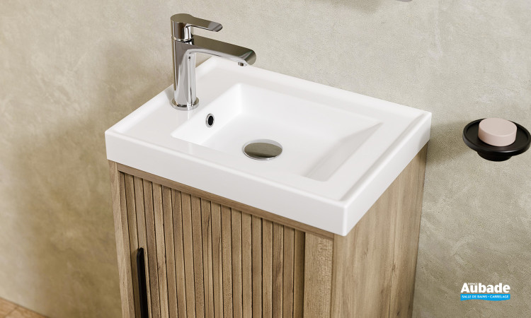 Lave-mains Nagoya de Lido coloris Chêne brun