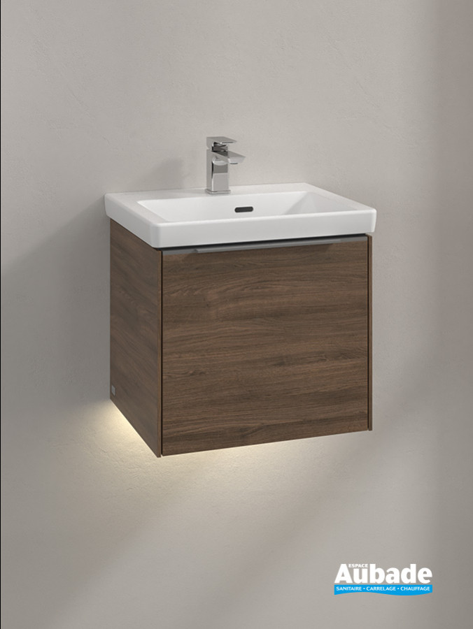 Lave-mains en TitanCeram Subway 3.0 Arizona Oak de Villeroy & Boch