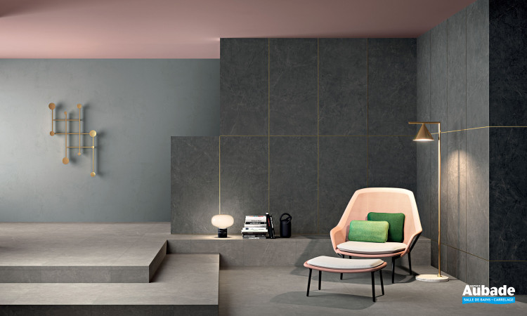 Collection Arkistone par Marca Corona en coloris Arkistone Dark et Silver