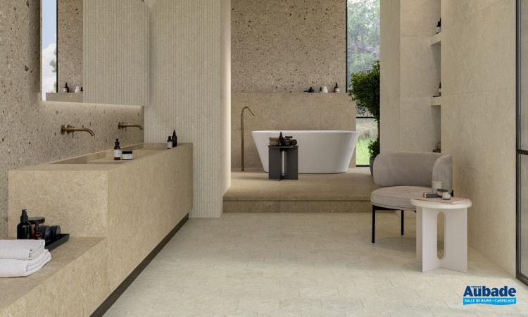 Collection Arkistyle par Marca Corona en coloris Arkistyle Clay et décor Arkistyle Shade Warm