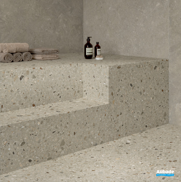 Carrelage Arkistyle par Marca Corona format 120 x 120 cm en coloris Shade Cold
