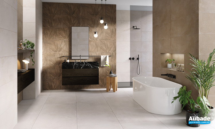 Collection Chrome par Metropol en coloris Beige, Cobre et décor Art Cobre