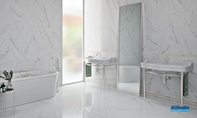 Collection Marbleous par Metropol en coloris White