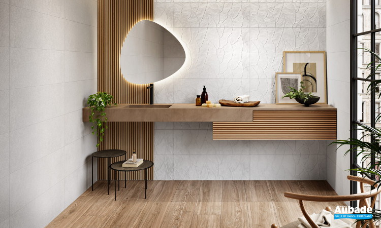 Carrelage Santorini par Metropol en coloris White pure