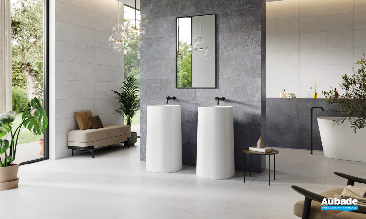 Collection Tylex par Metropol en coloris White et Acéro, décor Acéro