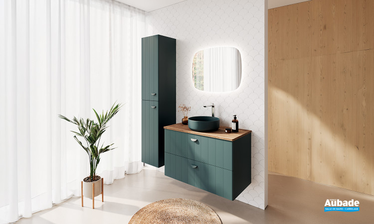 Meuble Dune coloris Vert forêt d'Ambiance Bain