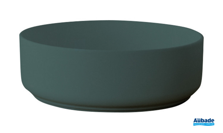 Vasque coloris Vert forêt d'Ambiance Bain