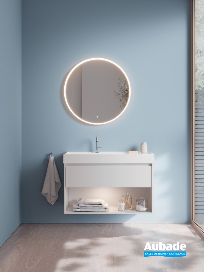 Meuble Devio de Burgbad coloris Blanc mat