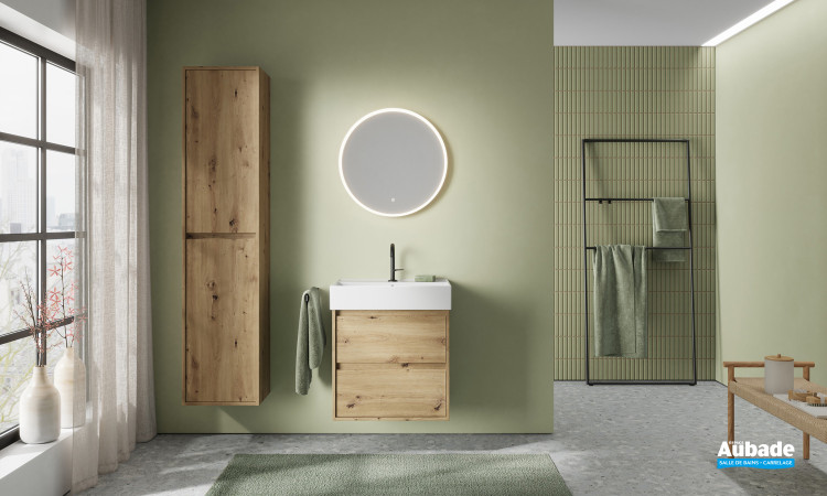 Meuble Devio de Burgbad coloris décor Chêne décor urban