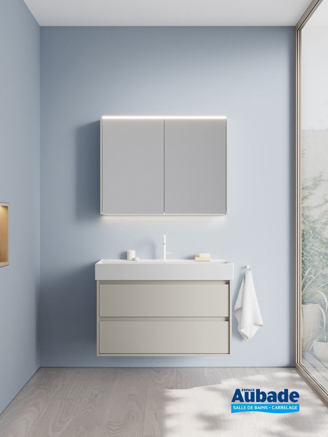 Meuble Devio de Burgbad coloris Gris velours mat