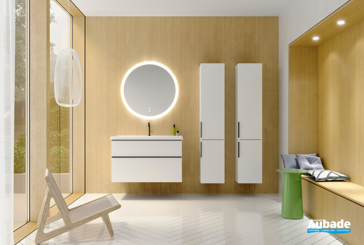 Meuble salle de bain Eqio Smart de Burgbad Blanc mat