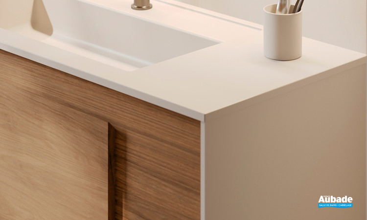 Meuble Moto de Burgbad coloris Bois véritable chêne nature