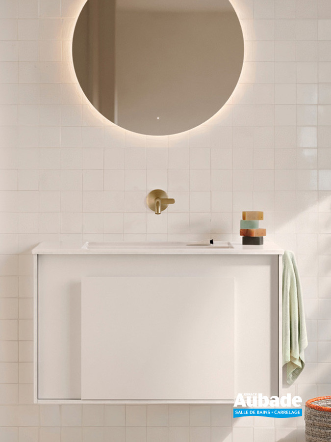 Meuble Moto de Burgbad coloris Laque Sable mat