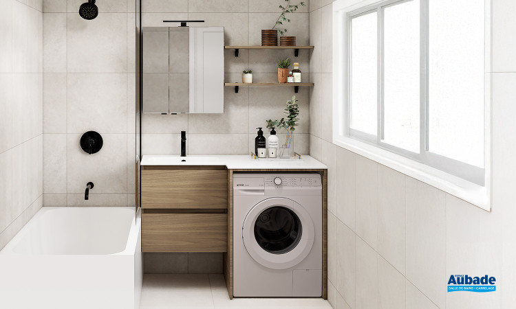 Meuble Laundry coloris Noyer americain de Cedam