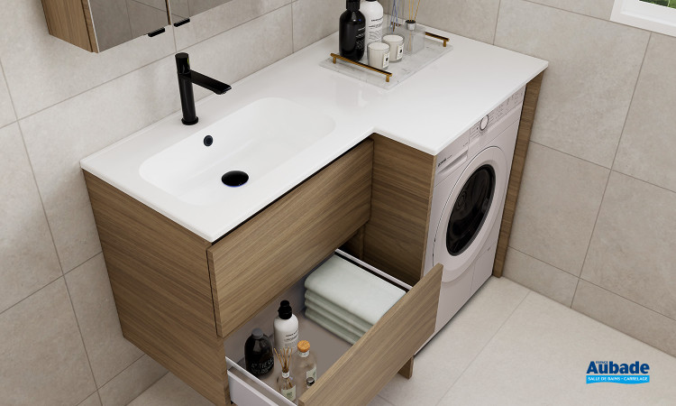 Meuble Laundry coloris Noyer americain de Cedam