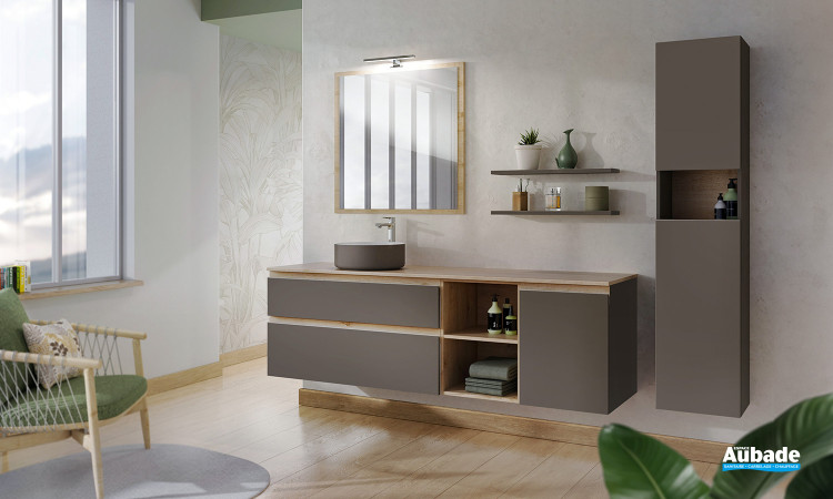 Meuble Bella Vista de Decotec, 160 cm et coloris taupe