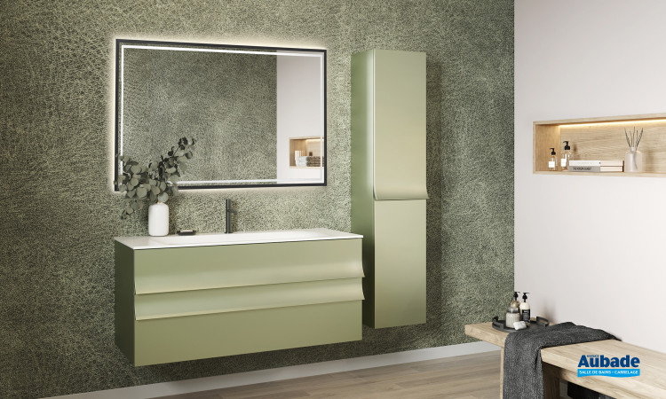 Meuble Pagode par Decotec 120 cm en coloris Sauge