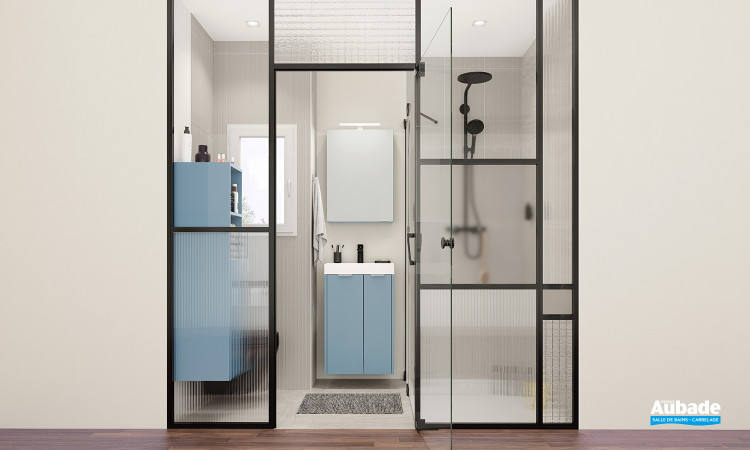 Meuble Optimise 50 Bleu poudré mat de Delpha