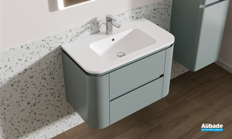 Meuble Miro L. 80 cm finition Vert d'eau de Lido