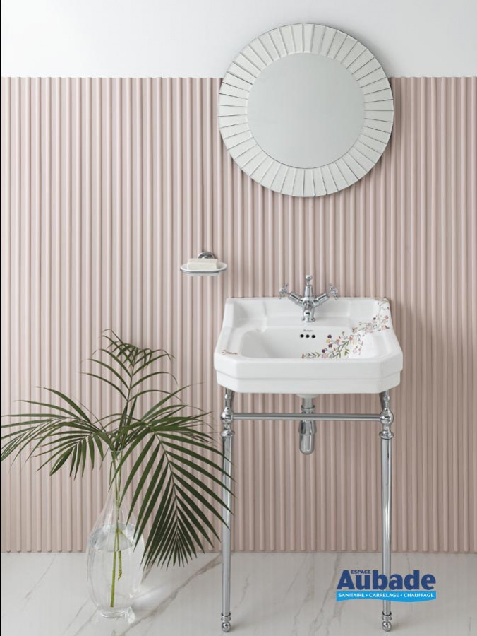 meuble salle de bain burlington retro floral