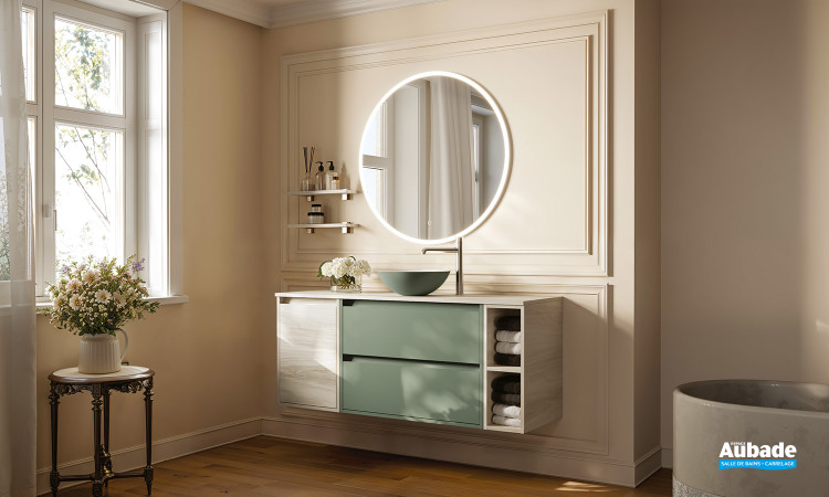 Meuble Plurielle finition Vert Sauge