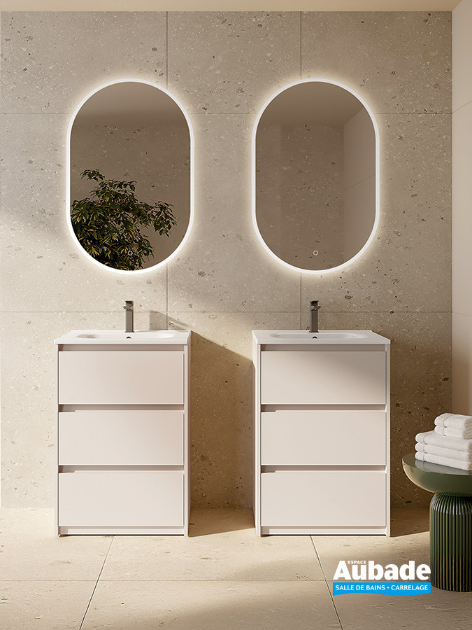 Meuble Plurielle 3 niveaux L.60cm coloris Lin