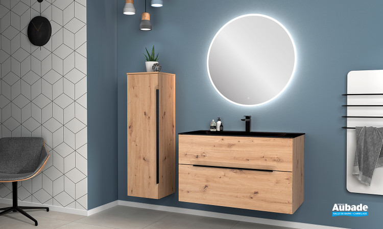 Meuble Empora avec vasque Noir mat de Villeroy & Boch