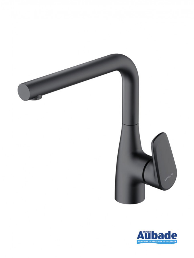 Mitigeur évier bec haut Derby Style Black Line de Vigour