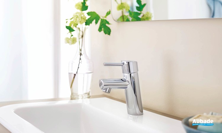 Mitigeur monocommande Lavabo Taille S Concetto Chromé de Grohe