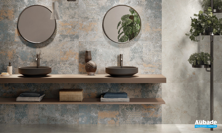 Collection Mockup par Naxos en coloris Protofino White et décor Brio Grey