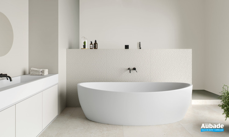 Collection Irida par Pamesa en coloris Pearl et décor White