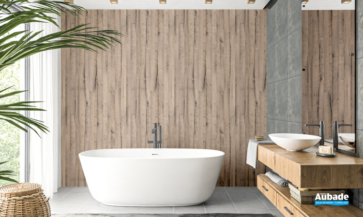 panneau mural roth aubade vipanel chene clair mat perle