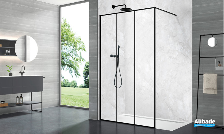 Panneau mural Aubade Vipanel de Roth, finition Marbre blanc mat perlé