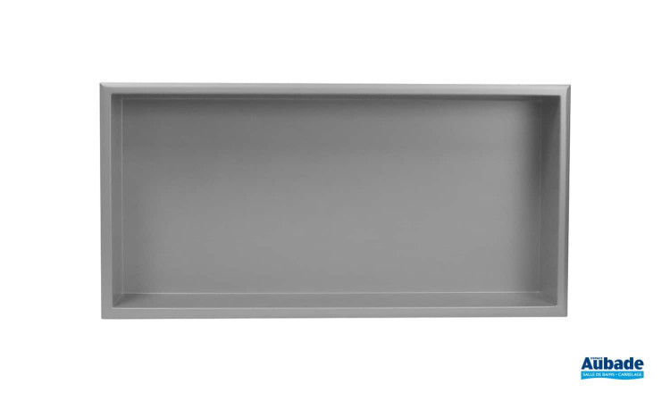Panneau mural Vipanel avec niche intégrée Nichepanel finition Béton gris de Roth