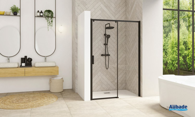 Paroi de douche smart design c sans seuil de Kinedo