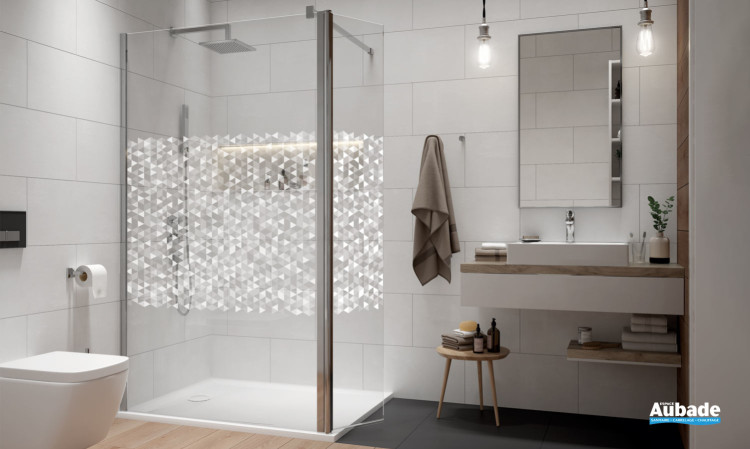 Paroi de douche Arty avec volet mobile de Leda